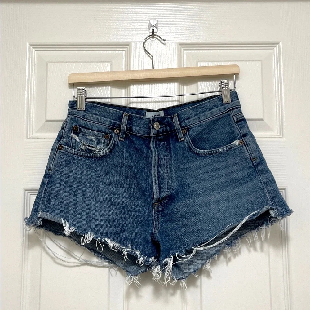 AGOLDE Parker Denim Shorts